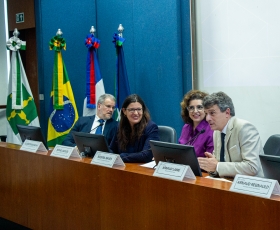 UnB recepciona delegação da Université Paris 8. 19/11/2025. foto: Anastácia Vaz/Secom UnB